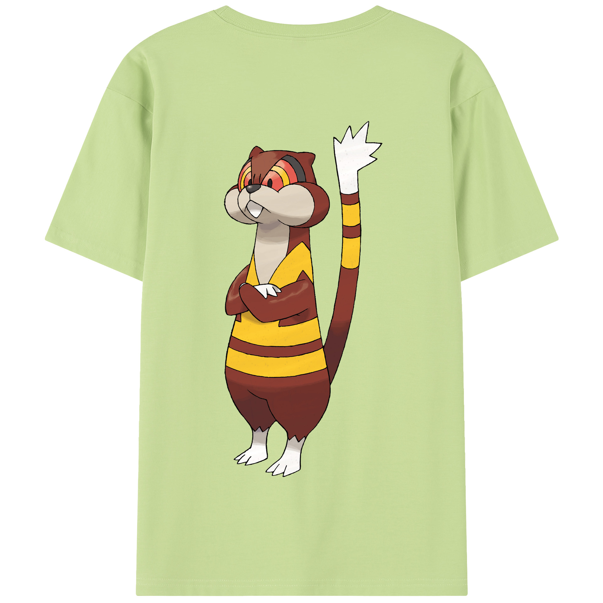 （画像用） ポケットモンスター Pokémon 綿100％半袖Tシャツ（背面プリント）